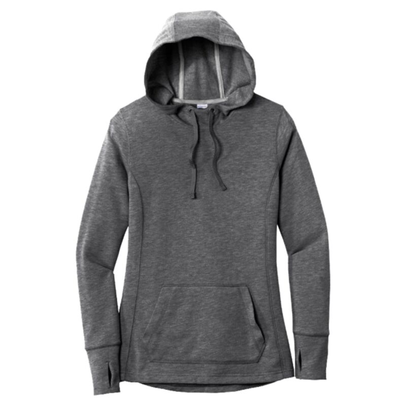 Ladies PosiCharge ® Tri Blend Wicking Fleece Hooded Pullover Thumbnail