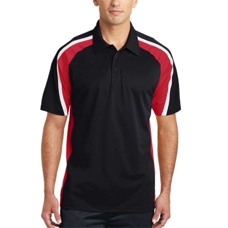 Tricolor Micropique Sport Wick ® Polo Thumbnail