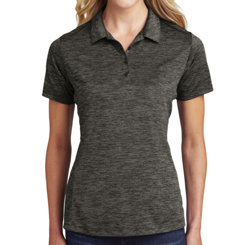 Ladies PosiCharge ® Electric Heather Polo Thumbnail