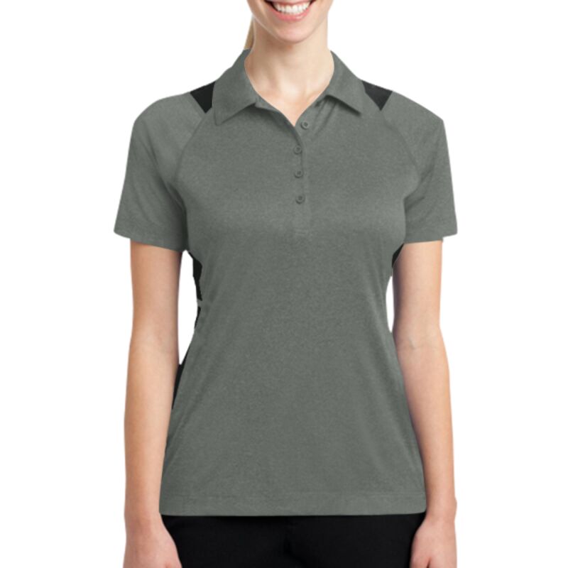 Ladies Heather Colorblock Contender ™ Polo Thumbnail