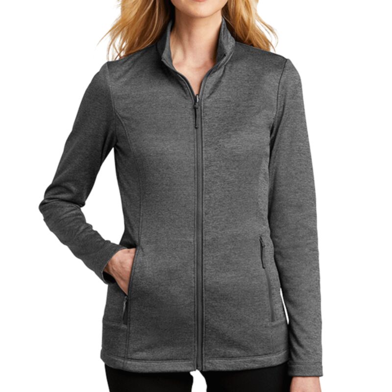 Ladies Collective Striated Fleece Jacket Thumbnail